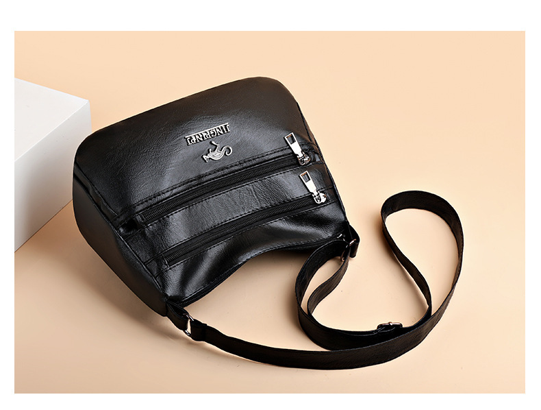 High 2024 new multi-layer women's soft leather with large capacity and good quality single shoulder diagonal cross bag_voghion.com