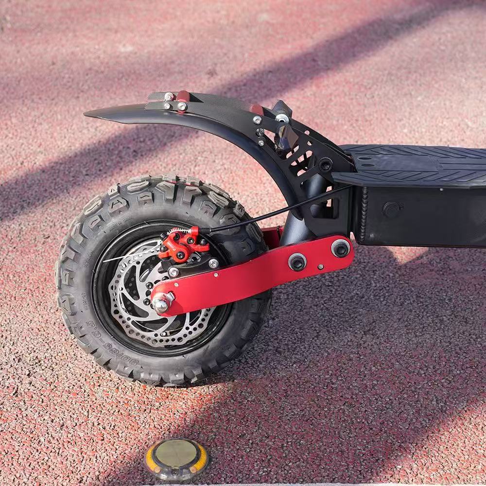 Cross-Border Adult Electric Scooter with Long Range, 11inch Off-Road High-Power Lithium Battery Foldable Electric Mobility Scooter