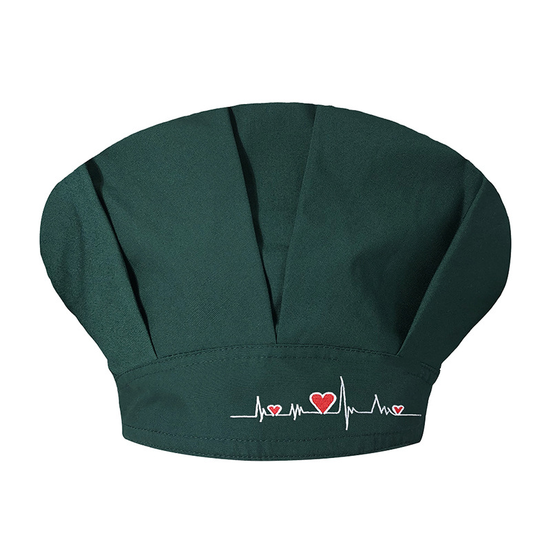 Gorro quirúrgico ajustable elástico de algodón de poliéster de color sólido gorra mullida enfermera gorra de trabajo de quirófano dental con toalla de sudor
