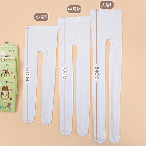 Children's dance socks spring and autumn thin steel stockings white leggings summer bare legs practice dancing girls pantyhose