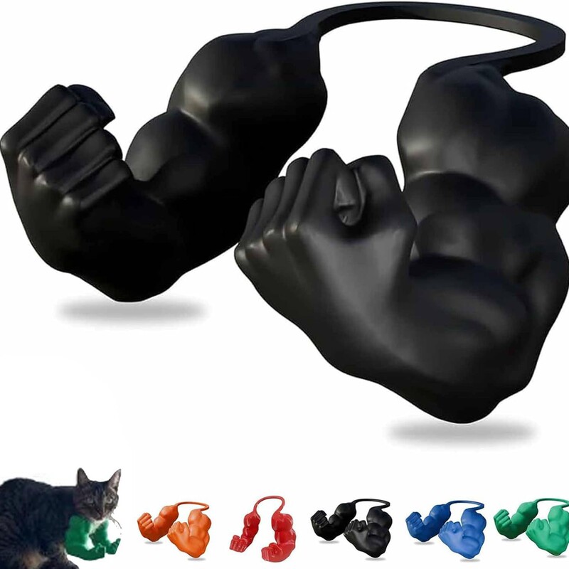 Cross-Border 3D Printed Cat Muscle Arms, Neck-Hanging Prank Pet Toys, Photography Props, Hulk Arms Cross-Border 3D Printed Cat Muscle Arms, Neck-Hanging Prank Pet Toys, Photography Props, Hulk Arms