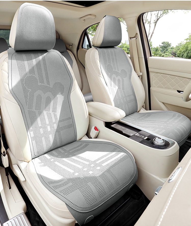 2026 new suede material saddle cushion car seat cushion all-season small waist seat cushion MA9