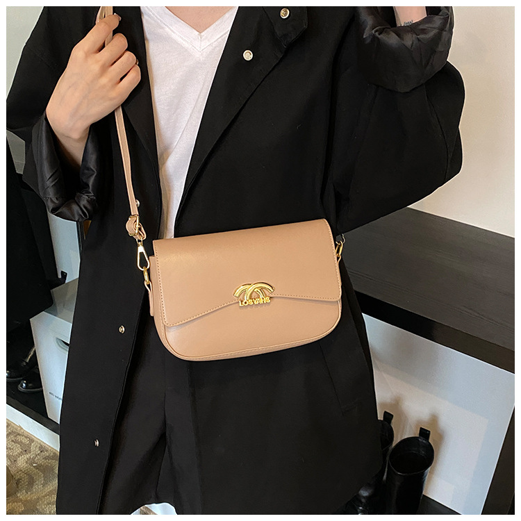 Fashionable and versatile small square bag, new autumn and winter style work and commuting bag, women's bag, simple single-shoulder bag, women's crossbody bag undefined