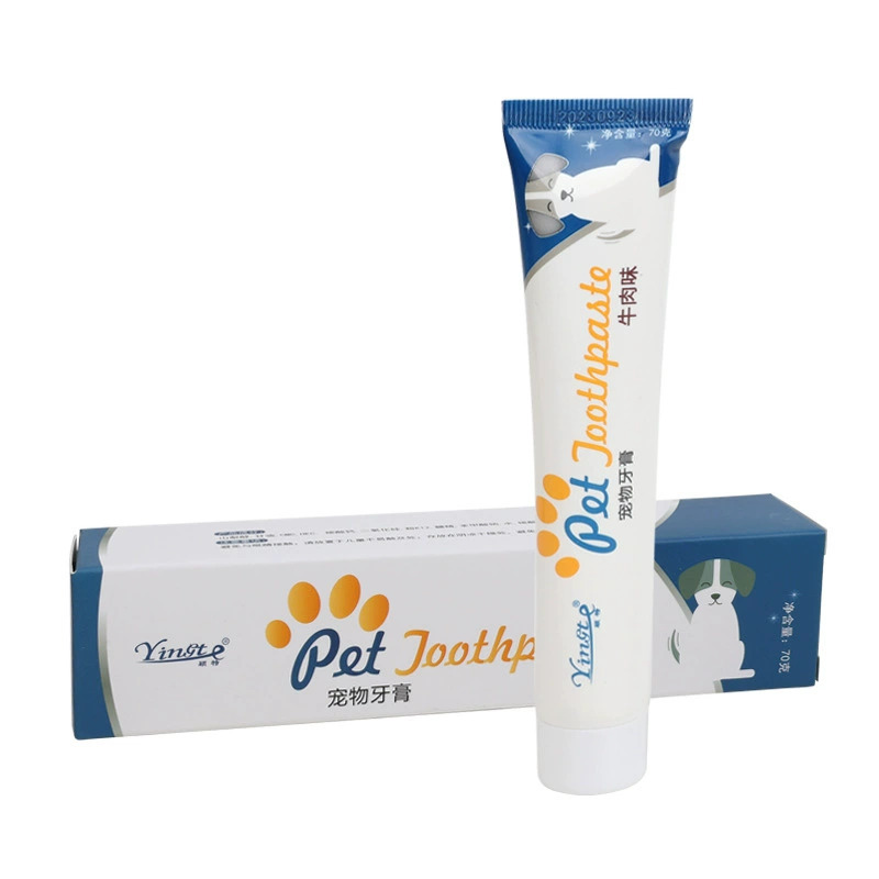 Fuente fabricante pasta de dientes para mascotas cepillo de dientes perros gatos dientes limpiadores perros gatitos dedo cubierta de cepillo de dientes desechable