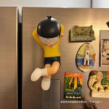 哆啦A梦大雄冰箱贴机器猫磁贴日本个性创意3D立体卡通装饰磁爽听