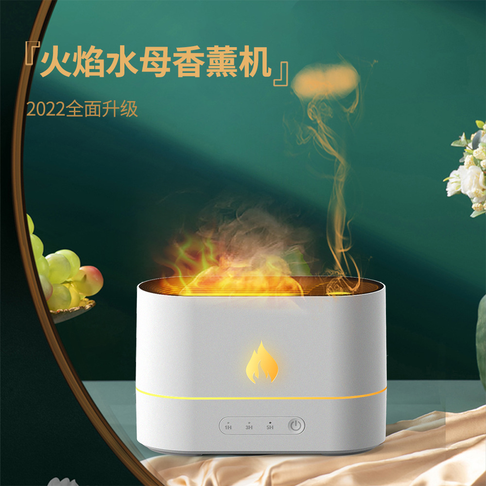 Difusor de Aromaterapia con Llama Shouming, Humidificador para el Hogar, Difusor Automático de Aceites Esenciales para Escritorio, Difusor de Aromaterapia con Forma de Medusa