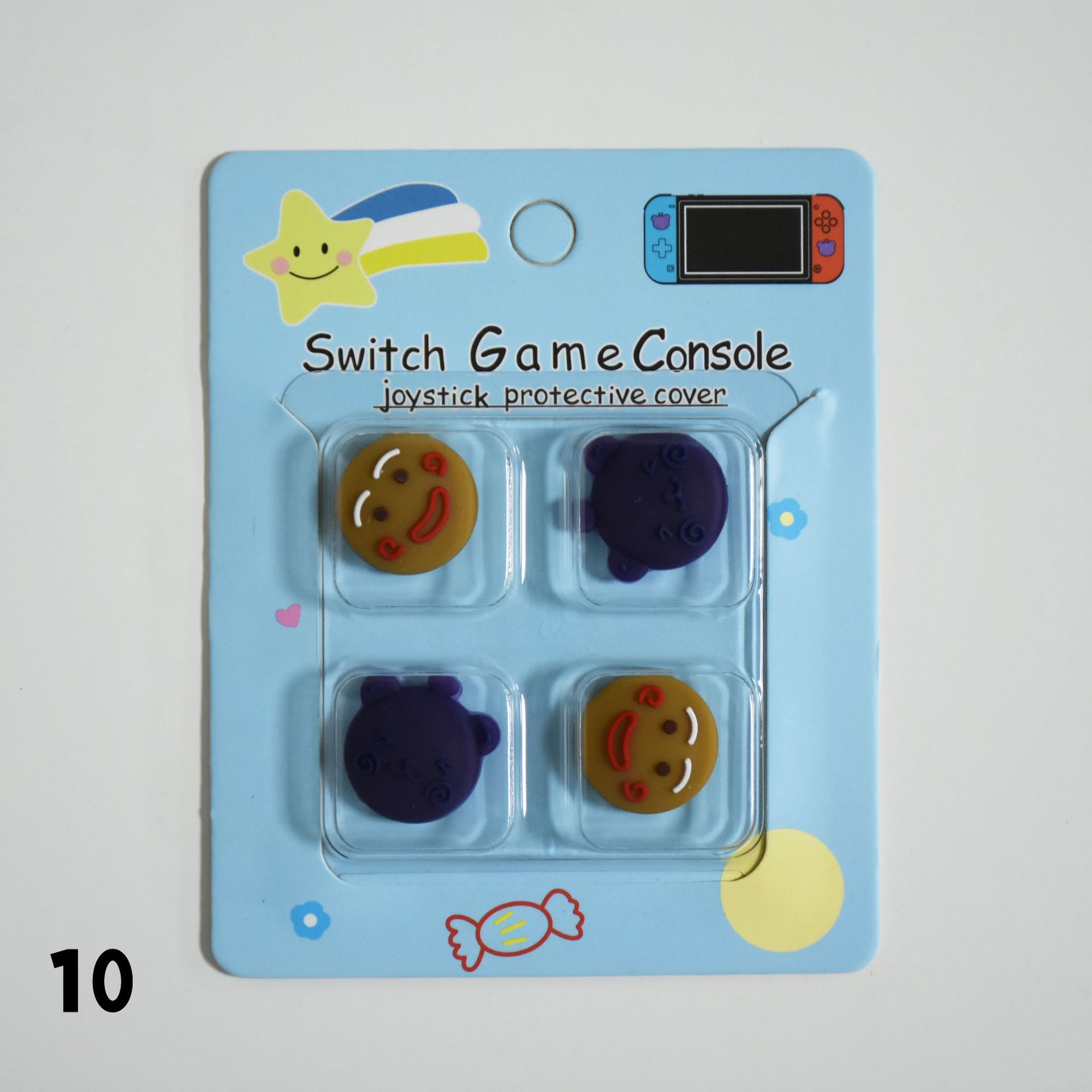 Tapa basculante de silicona de Nintendo Switch de dibujos animados NS Lite tapa basculante tapa protectora mango tapa protectora basculante