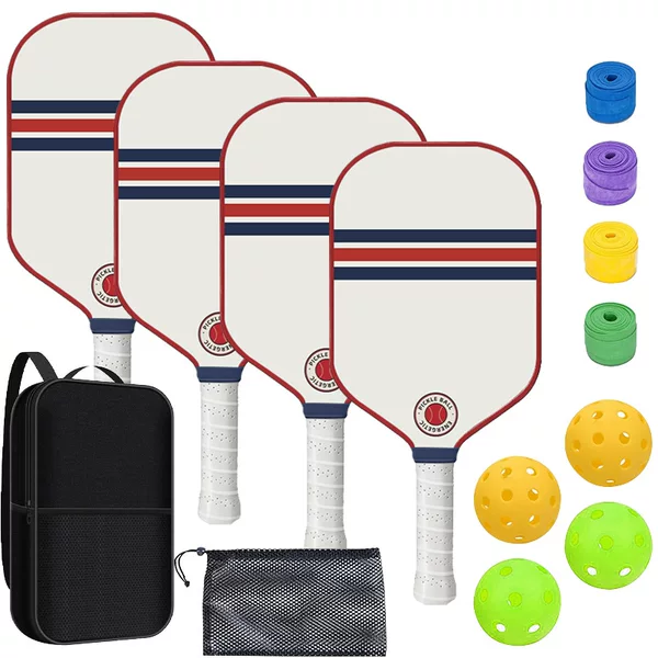 Customized Fiberglass Pickleball Racket Professional-Grade Advanced Racket Set Pickleball Racket