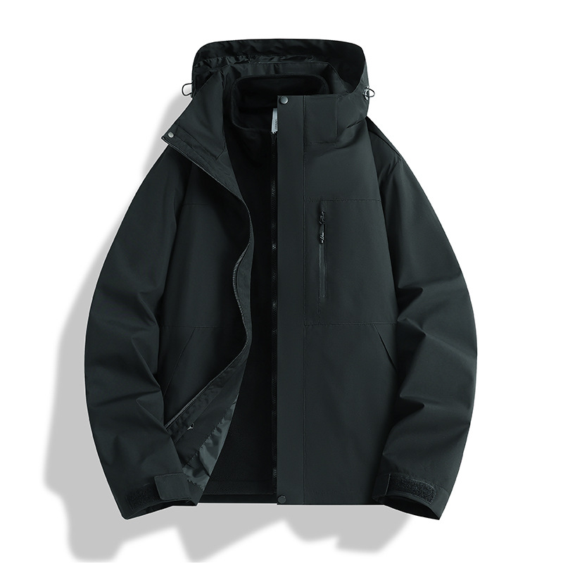 Jacket Custom Printed Logo Three-In-One Polar Fleece Liner Autumn and Winter Team Clothing Custom Jacket Corporate Workwear