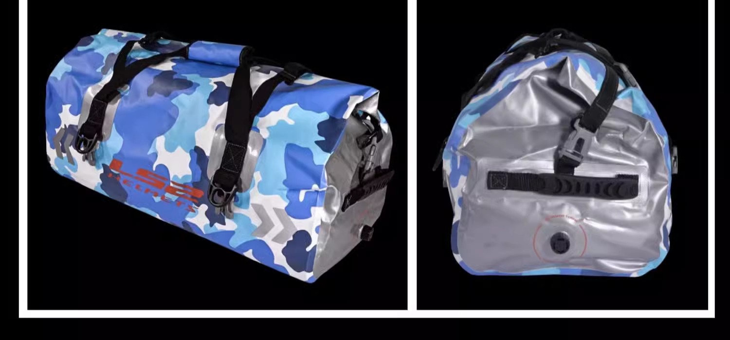 LS2 Motorcycle Rear Seat Bag Waterproof Tail Bag Riding Camel Bag Car Tail Bag Motorcycle Travel Equipment Riding Hanging Bag Large Capacity