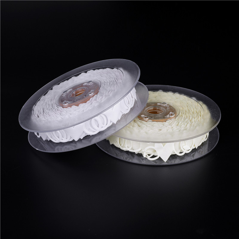 Amazon doble anillo amor cinta relieve boda escena decoración flores regalo poliéster cinta de raso