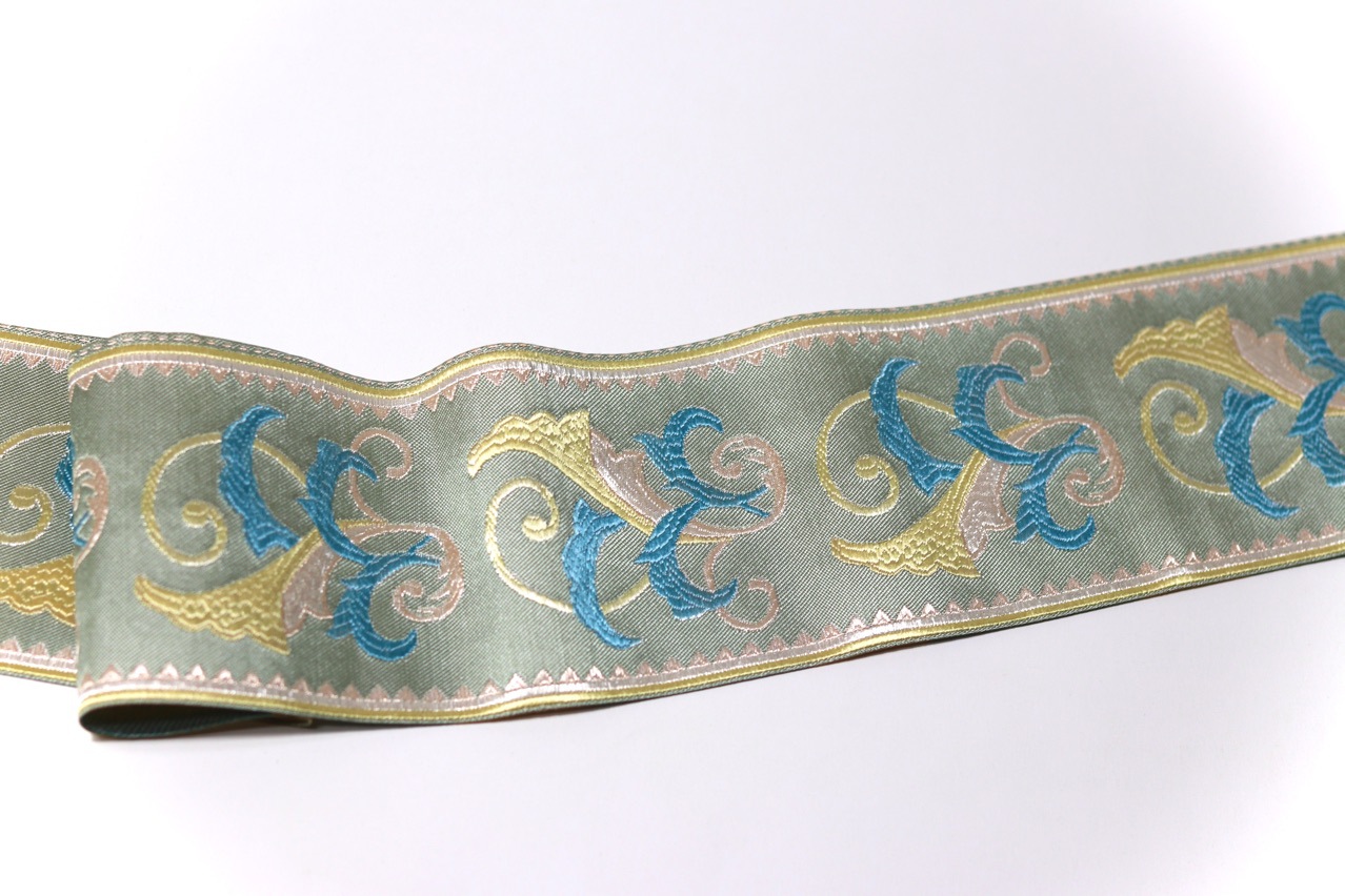 9,2 cm de ancho alta precisión patrón de la cinta caballo cara falda Hanfu corredor de mesa cama sofá cojín mantel decorativo costura