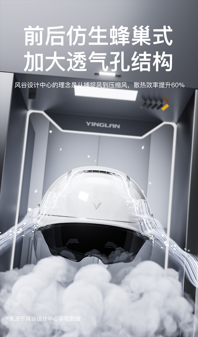 Yinglan Aerozen6.0 Helmet Electric Vehicle Women's Model 3C Certified Summer Sun Protection Ultra-Light and Does Not Press on Hair