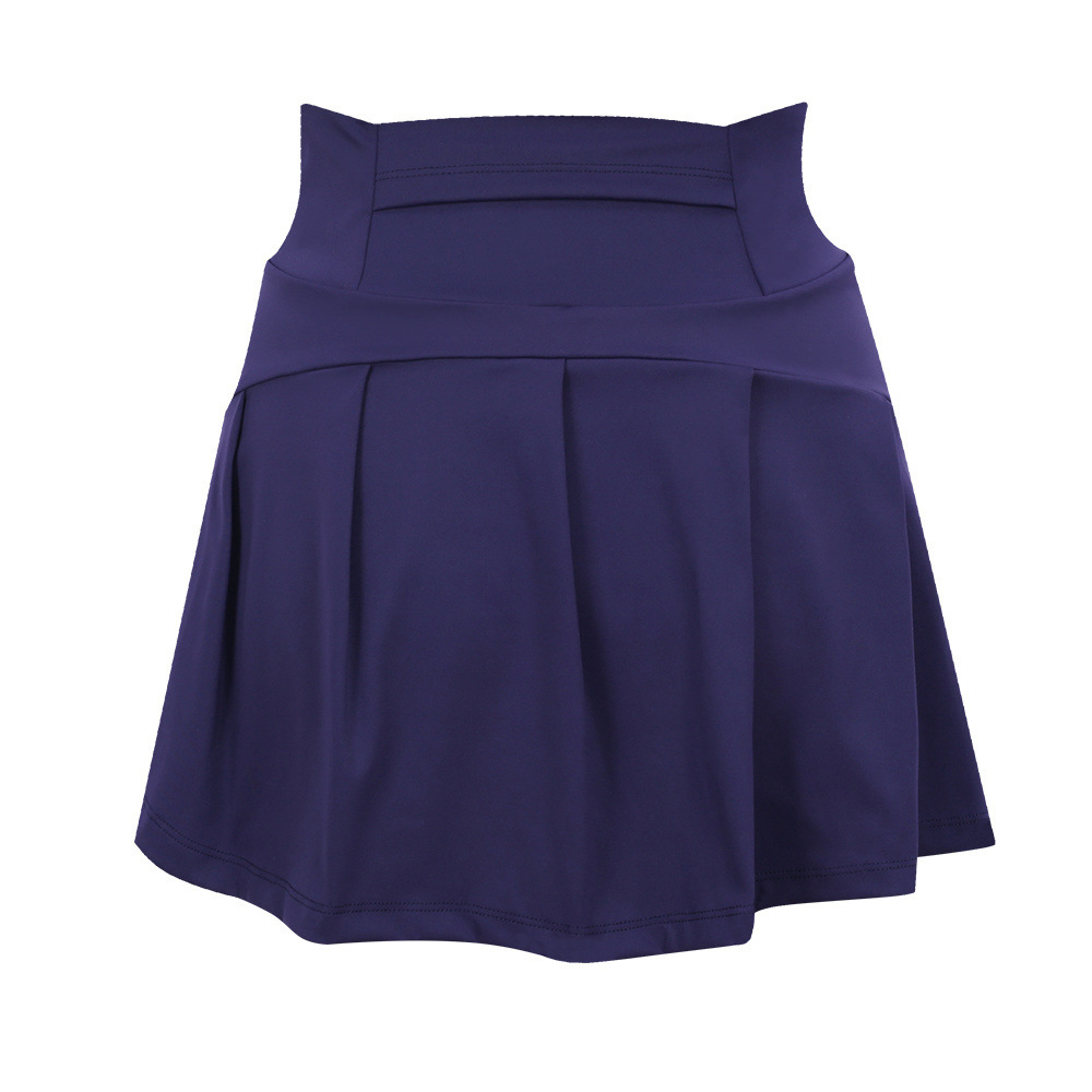 Falda de tenis de nailon estilo Lulu, de alta elasticidad, de seda helada, fina, transpirable, antiexposición, para yoga y deportes, para mujer.