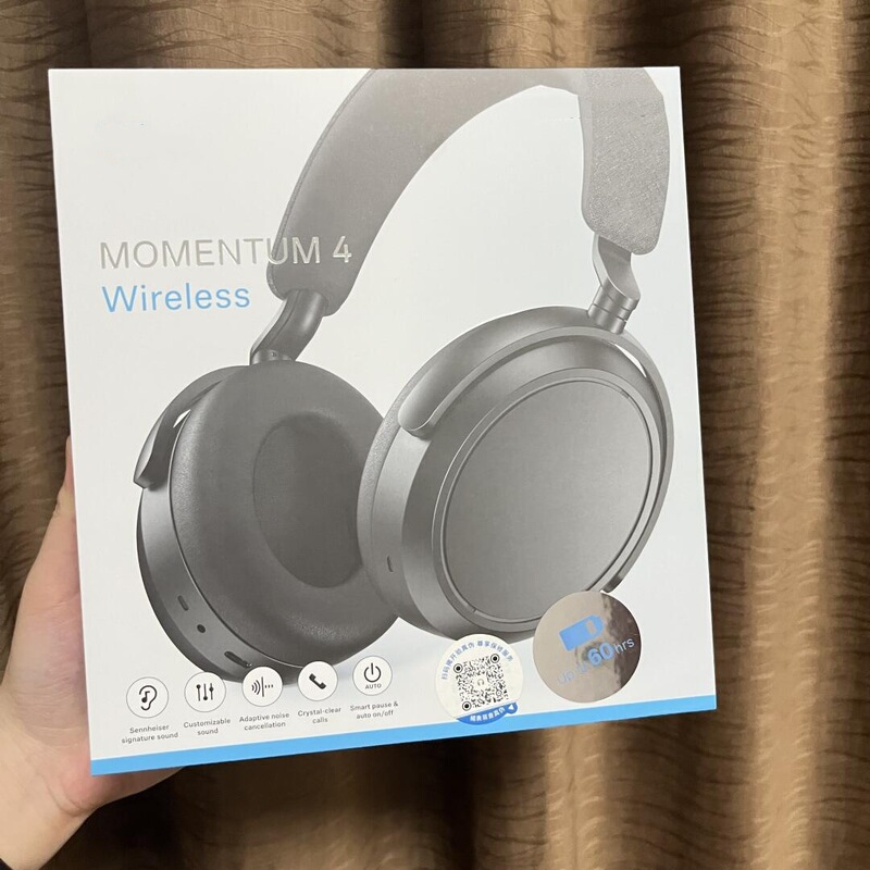 Cross-Border New Momentum4 Wirelesssi Fourth Generation Large Bun Head-Mounted Anc Active Noise Reduction Headphones