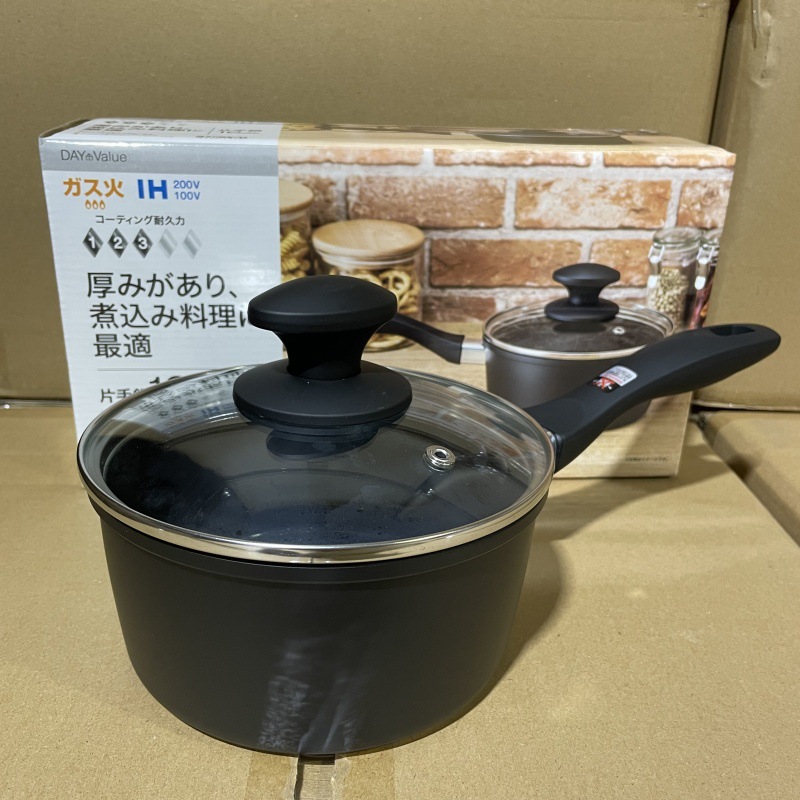 Factory Direct Sale Ceramic Non-Stick Milk Pot 18cm for Cooking Noodles, Hot Milk Pot, Compatible with Induction Cookers, Original Japanese Wholesale