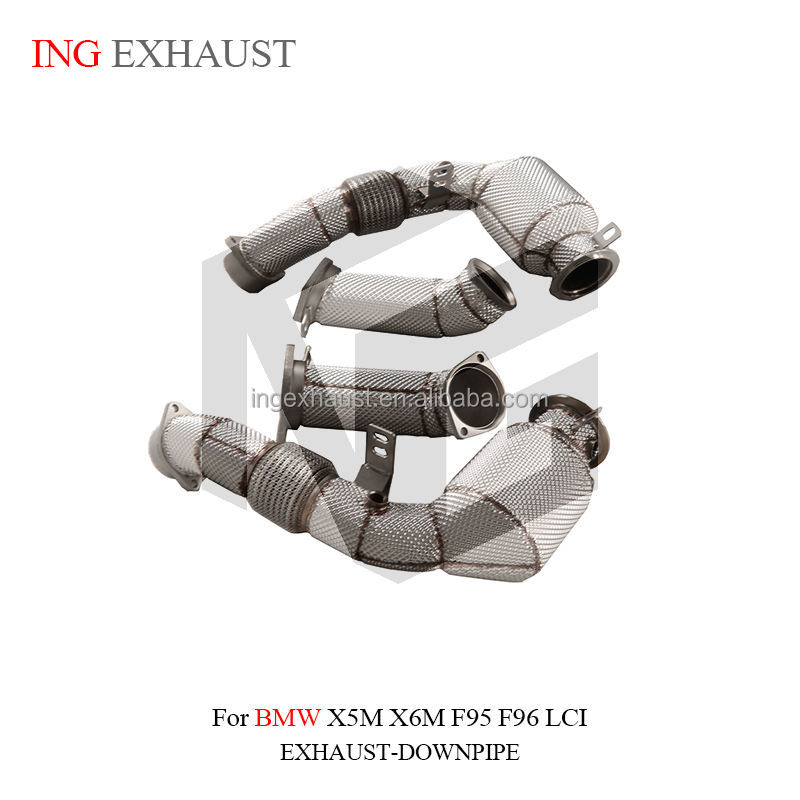 Suitable for BMW X5M X6M F95 F96 LCI titanium alloy exhaust system