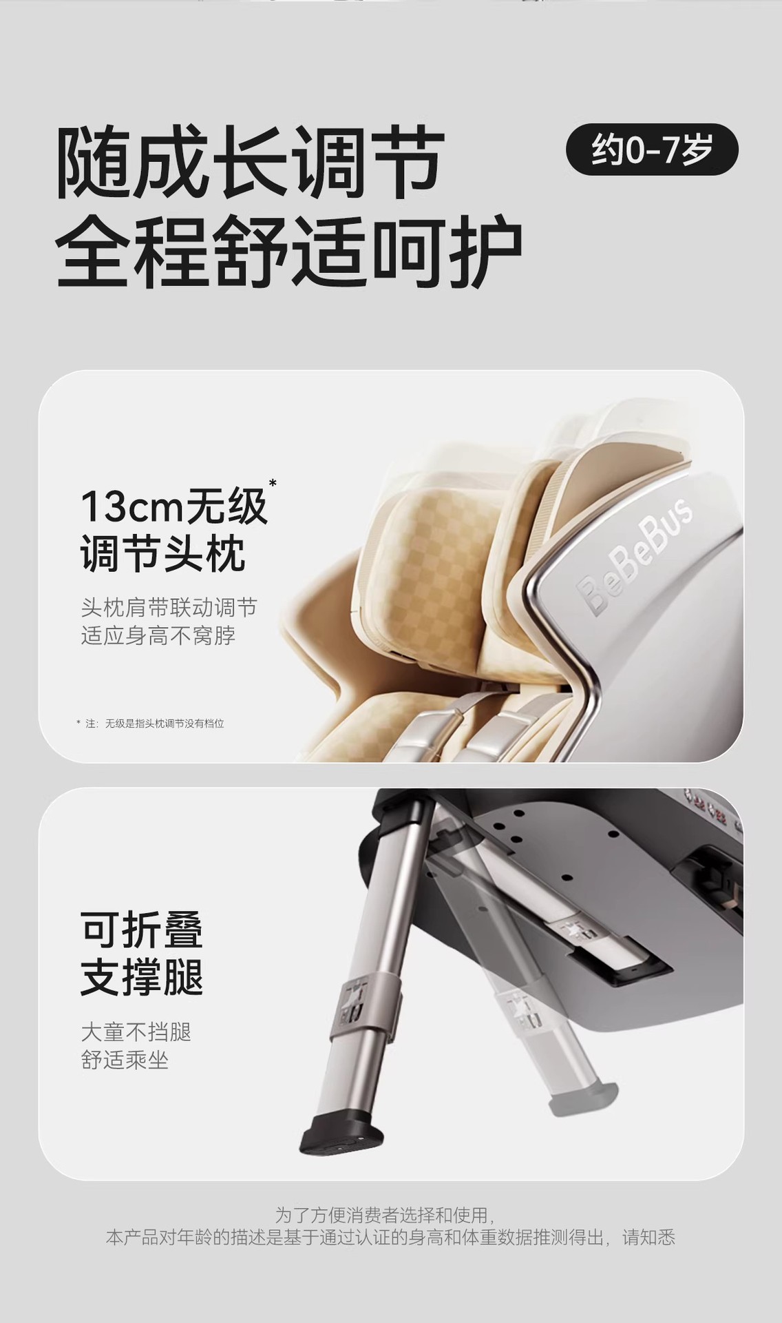 Bebebus Safety Seat Newborn Baby Space Capsule Small Gold Shield White Shield Kidsren's Baby Car Smart Ventilation