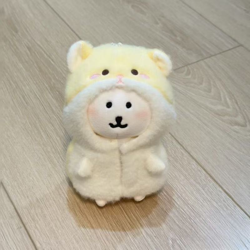 Naihuhu 10 センチメートル綿人形ハムスタージャンプスーツベビー服自虐クマヌヌボディヒトデマント交換用|undefined