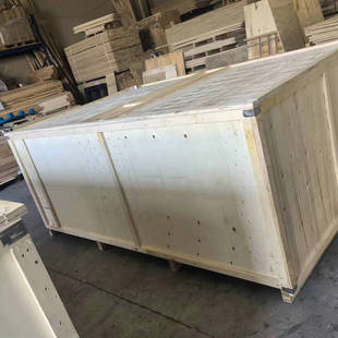 Wholesale Fumigation-Free Laminate Wooden Box Steel Belt Edge Buckle Assembly Logistics Transportation Industrial Equipment Packaging Wooden Box