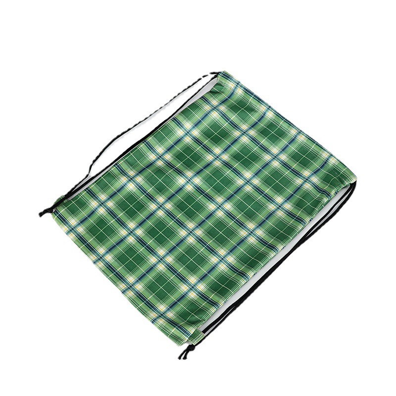 Bolsa de cordón de lona de algodón grueso al por mayor de fábrica que hace la mochila con cordón mochila bolsa de mochila con cordón de estudiante puede ser logotipo personalizado