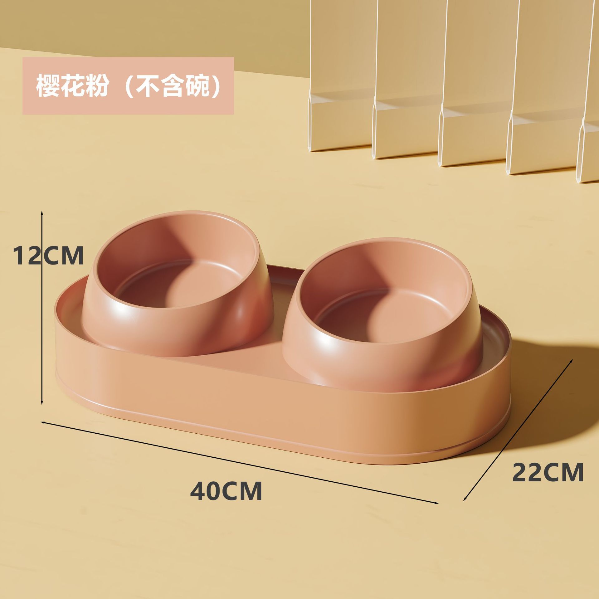 Transfronterizo nuevo pez pequeño estanque de loto gato tazón de acero inoxidable doble tazón de peluche perro tazón de fuente de alimentación para mascotas tazón de arroz suministros