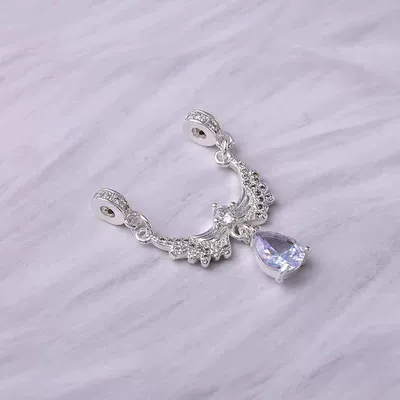 Material New Model, Zərgərlik ara hissələri - silver-white-diamond