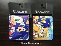 動漫/電子遊戲周邊超音鼠音速小子刺蝟鼠PU短款兩折零錢包皮錢夾