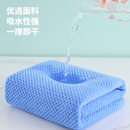 Pineapple Pattern Towel Set, Thick Edge Coral Fleece Parent-Child Two-Piece Gift Towel Set, Wholesale