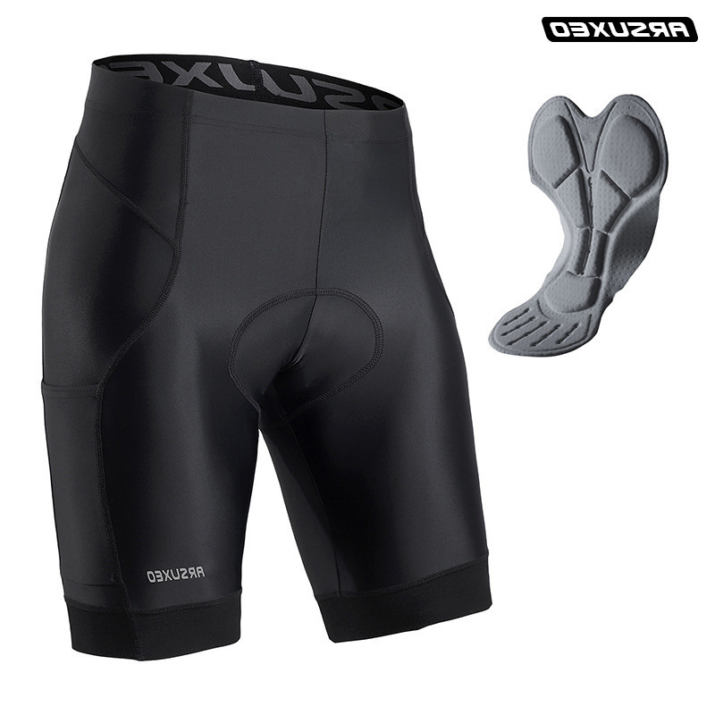   Men's Cycling Shorts Summer Quick-Drying Wear-Resistant High-Density Sponge Cushion Mountain Bike Professional Cycling Shorts