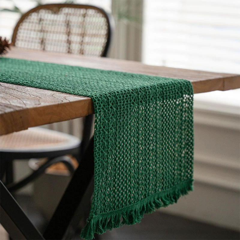 Woven rectangular decorations, wholesale, cotton and linen, American style, french style