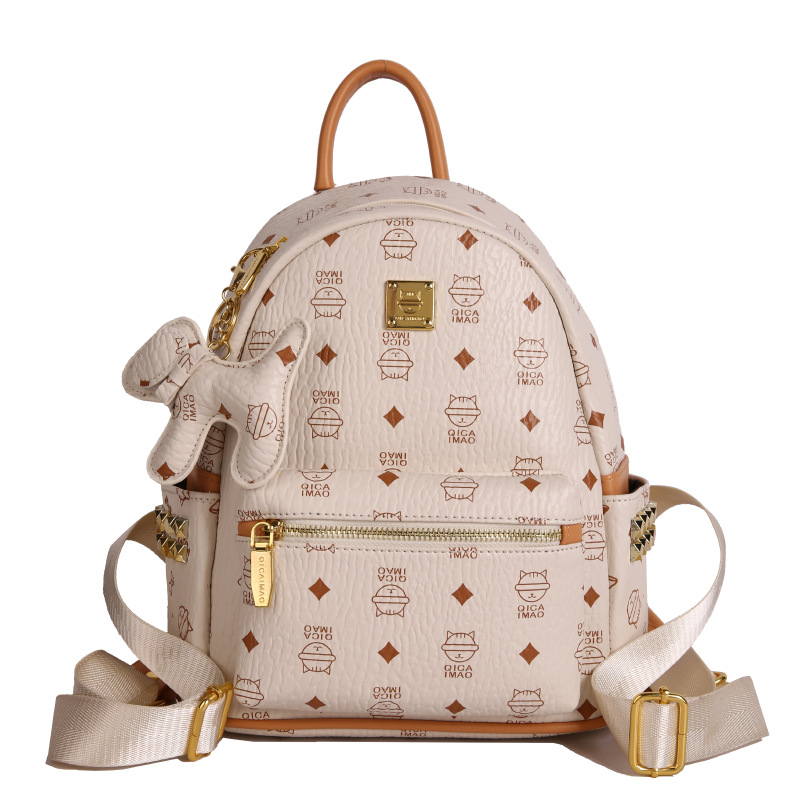 Beige mediano con colgante-1