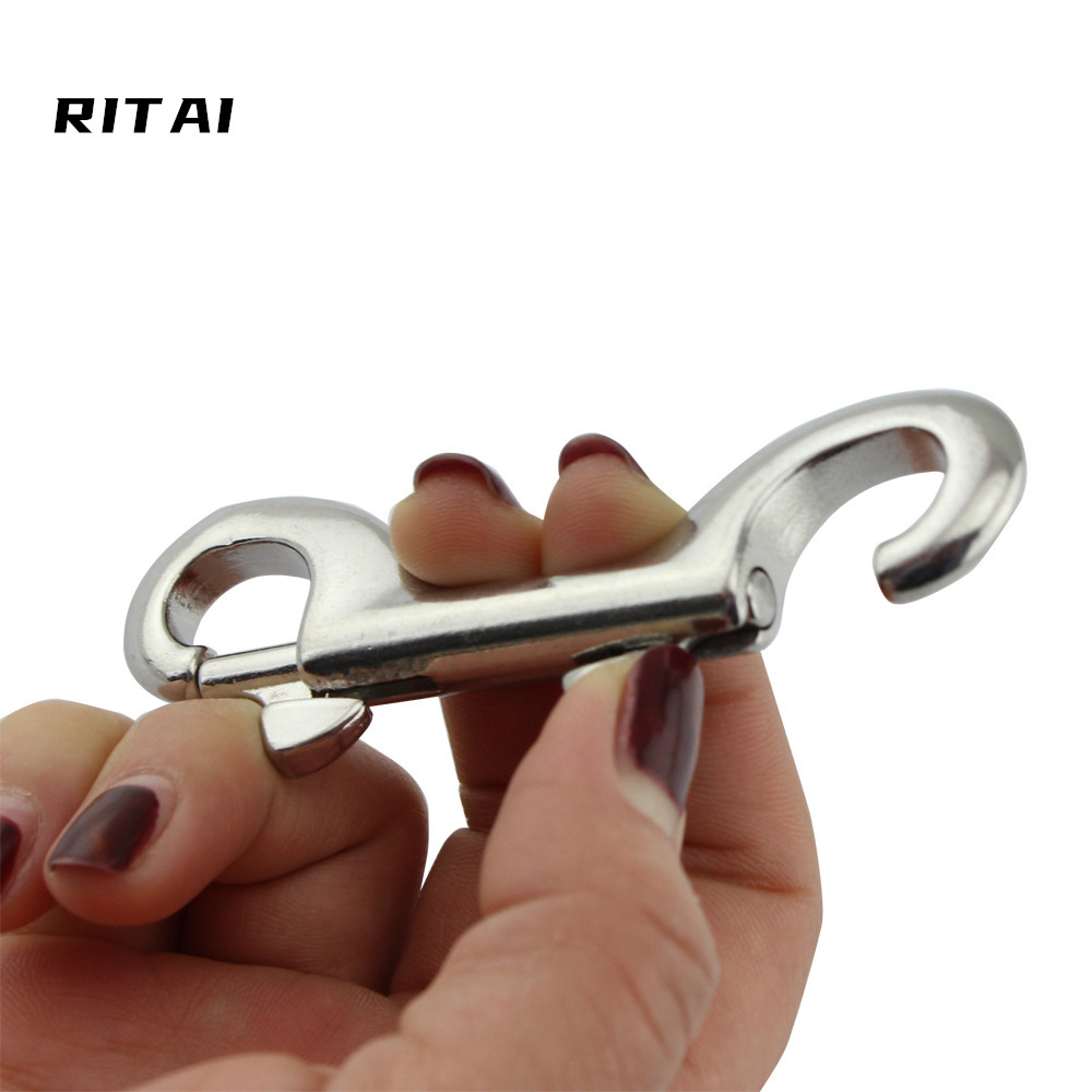 공장 직접 공급 스테인레스 스틸 316 더블 헤드 후크 다이빙 퀵 릴리스 스프링 버클 B 형 스프링 후크 X20