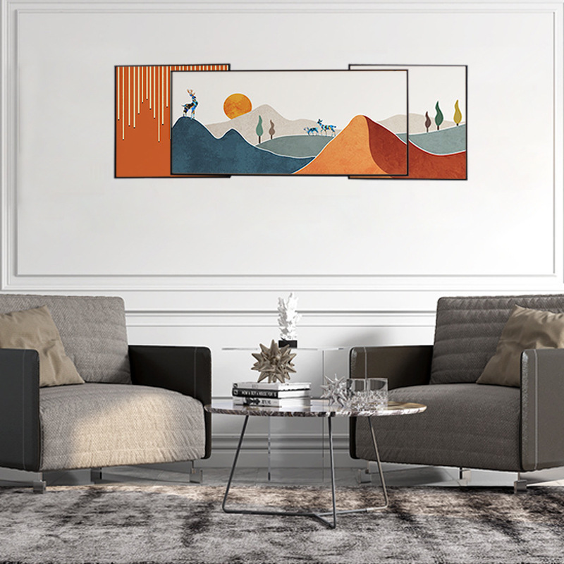 Xuanque living room three-layer overlay decorative picture frame sofa background wall combination wall Picture Frame aluminum alloy overlay picture frame Xuanque living room three-layer overlay decorative picture frame sofa background wall combination wall Picture Frame aluminum alloy overlay picture frame