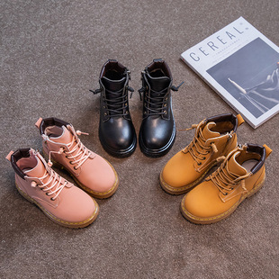 Children's Martin Boots All-match Boots 2026 Spring and Autumn New Boys' Boots Short Boots Single-layer Shoes Trendy Yellow Boots