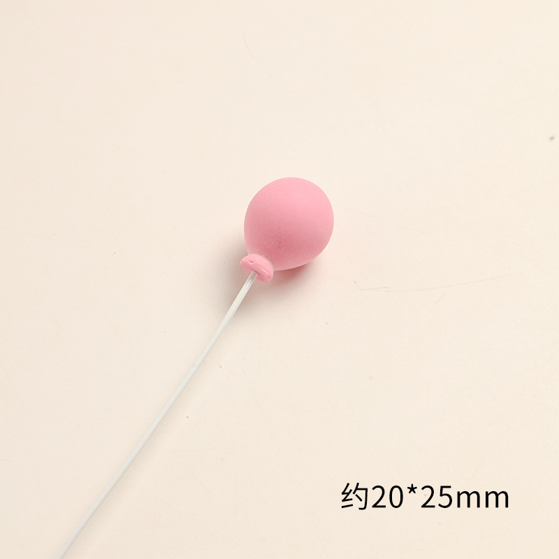 SKU-25-玫红色椭圆气球 一个