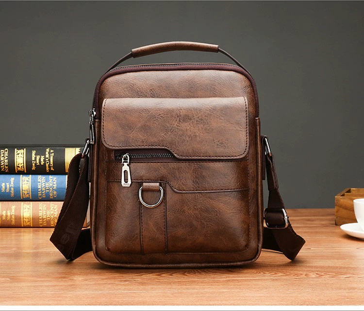 Water repellent shoulder bag, wear-resistant protective bag, capacious one-shoulder bag