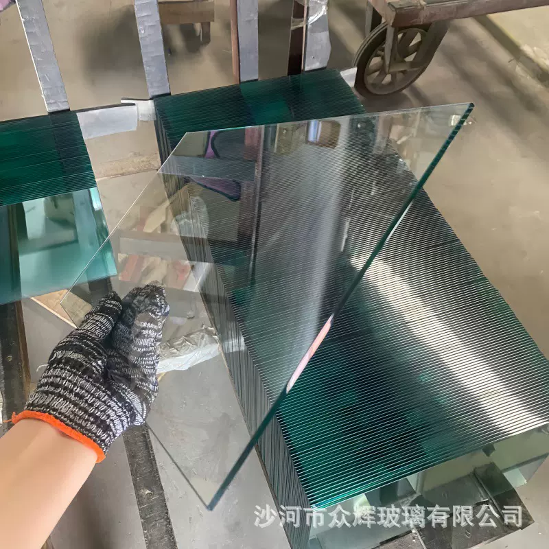 厂供钢化玻璃1.6-12mm建筑玻璃浮法玻璃小块磨边打孔玻璃异形加工