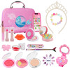 Toy for makeup, set, children's makeup primer for princess, makeup box, Birthday gift, Amazon