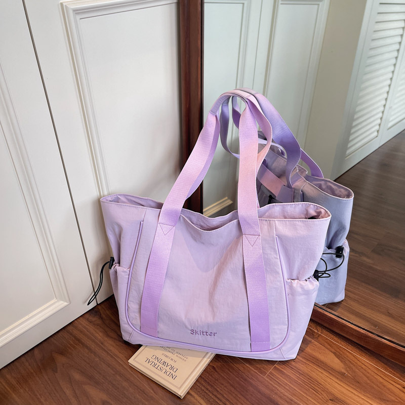 跨境ins风女式大容量托特包通勤手提单肩包 一键代发包邮 48H发货