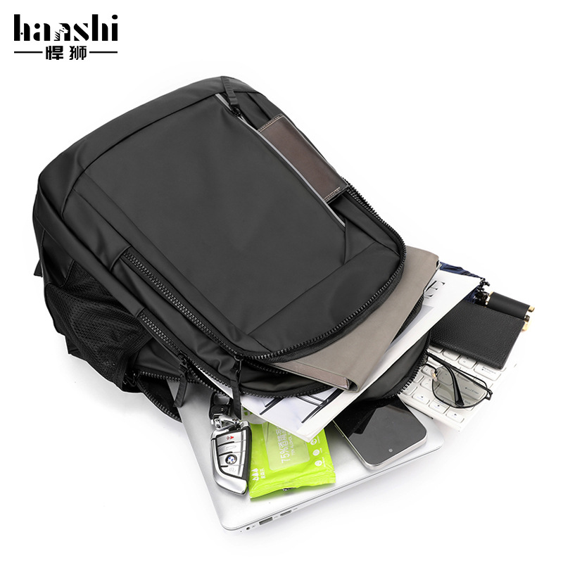 Mochila de hombre transfronteriza Mochila de mujer de moda de viaje de sentido avanzado Bolsa de computadora impermeable de viaje Mochila ligera