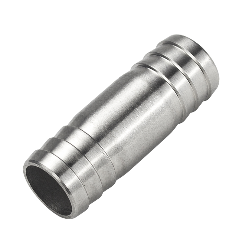 Conector de pagoda de doble cabezal alargo de acero inoxidable 304, manguera de cuero de tubería de 4 puntos, adaptador directo de una palabra, boquilla de doble enchufe