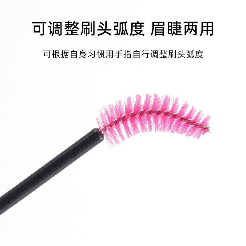 Disposable brush for eyelashes, curly false eyelashes for extension