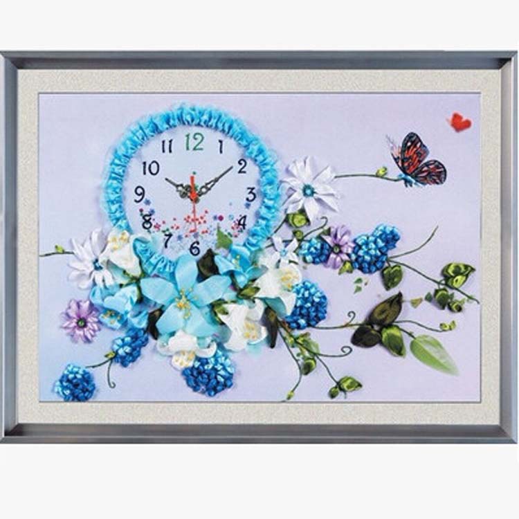 Nueva cinta bordado tridimensional bordado hecho a mano bricolaje colgando pintura sala de estar dormitorio estudio material paquete kit ramo colgante pintura