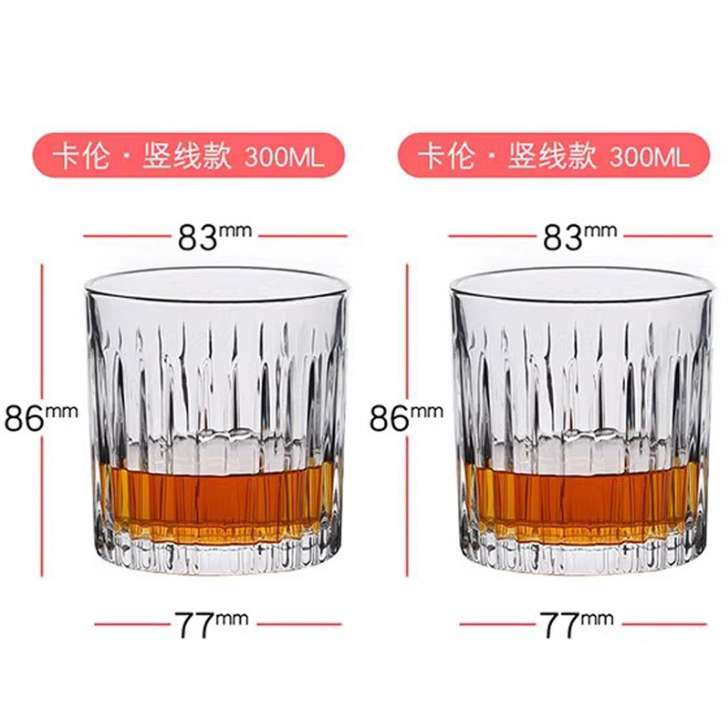 Vasos de whisky para uso doméstico, vasos de cristal vintage, vasos de cerveza creativos estilo ins, juego de bar