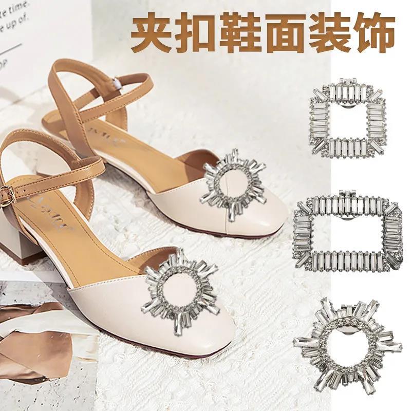 2021 nuevo zapato extraíble flor zapato hebilla zapatos de tacón alto accesorios zapatos decoraciones botas adornos zapatos clip