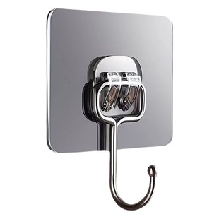 Hook Strong Adhesive No Punch Wall Hanging Wall Hanging Load-bearing Transparent Seamless Clothes Hook Light Luxury Hook Sticking Hook