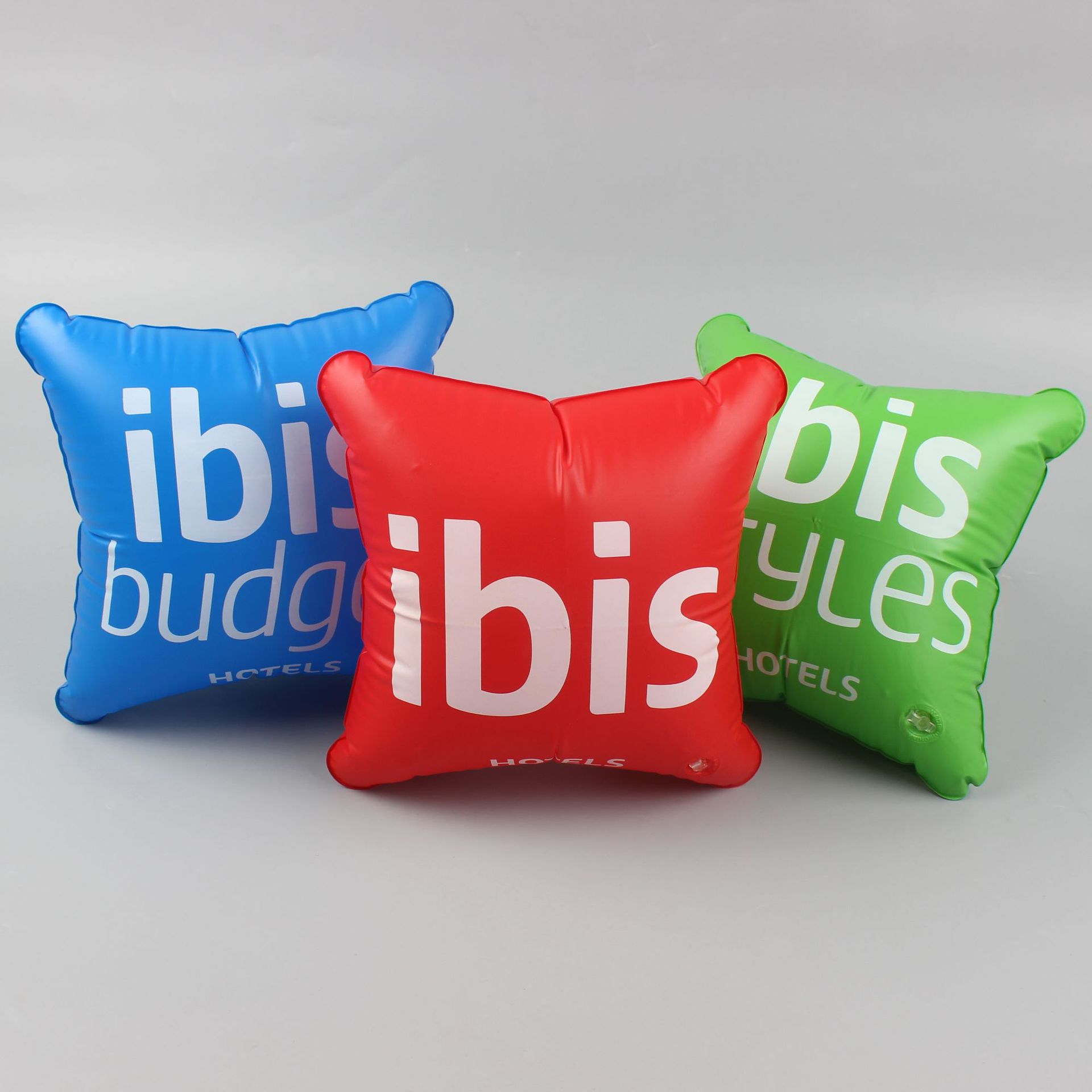Inflatable travel foldable pillow PVC for traveling