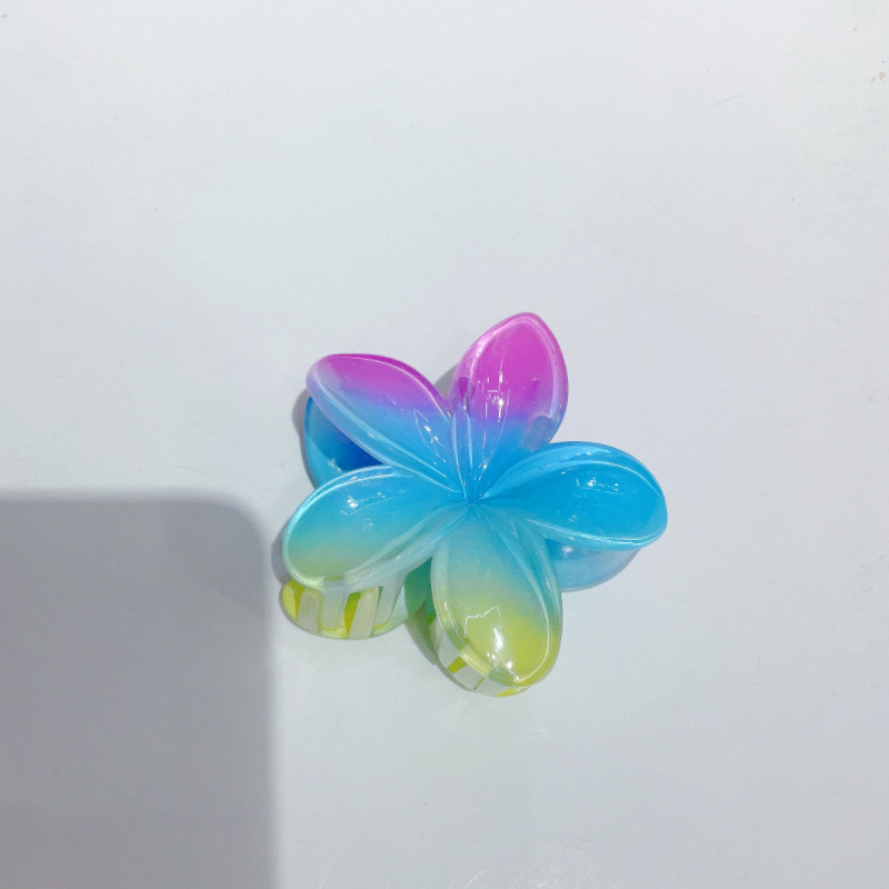 ビーチのリゾート風の卵の花のヘアピンの女性の後頭部の半分の髪のクリップの気質のサメのクリップの髪の飾り