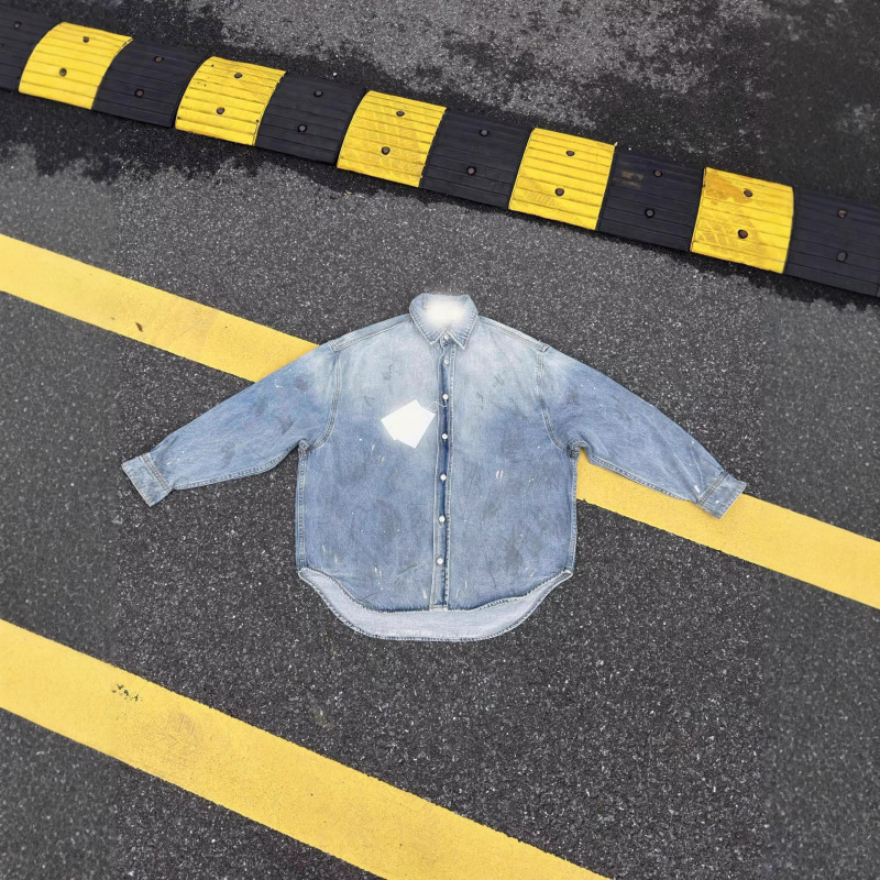 Ac American Washed Distressed Tie-Dye Denim Jacket for Men and Women, Trendy Brand Loose Casual Hip-Hop Jacket Ac American Washed Distressed Tie-Dye Denim Jacket for Men and Women, Trendy Brand Loose Casual Hip-Hop Jacket